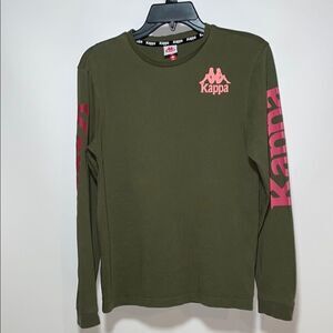 Kappa Men's Olive Green Long Sleeve Shirt